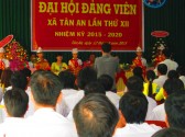 Đội nghi thức của trường chào mừng Đại Hội Đảng bộ xã Tân An nhiệm kỳ 2015 – 2020